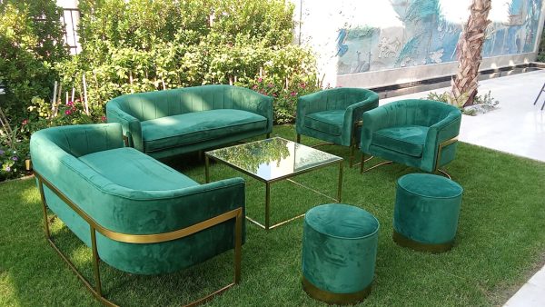 Sophie Lounge Green 3 Seater Sofa