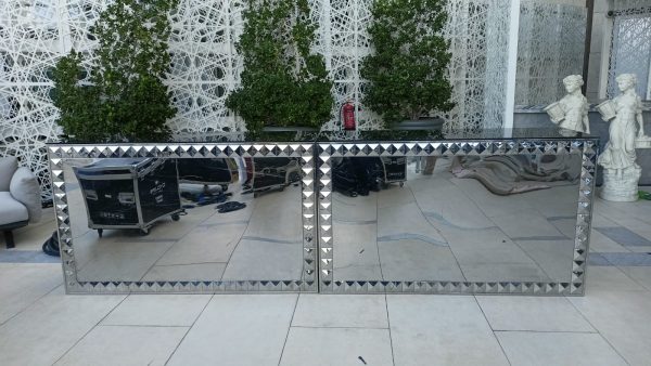 Rockstud Mirror Bar Silver