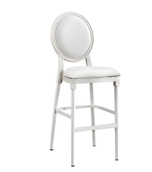 White Dior Barstool