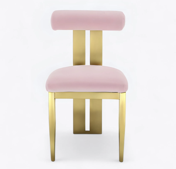 Gold Dining Chair - Black