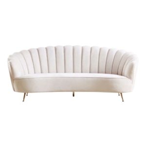Ivory Three Seater Sofa